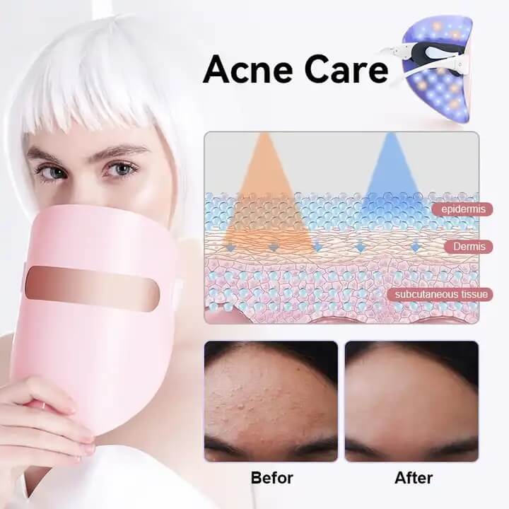 SKB-1818P 뷰티 케어 무선 컬러 옵티컬 led 마스크팩